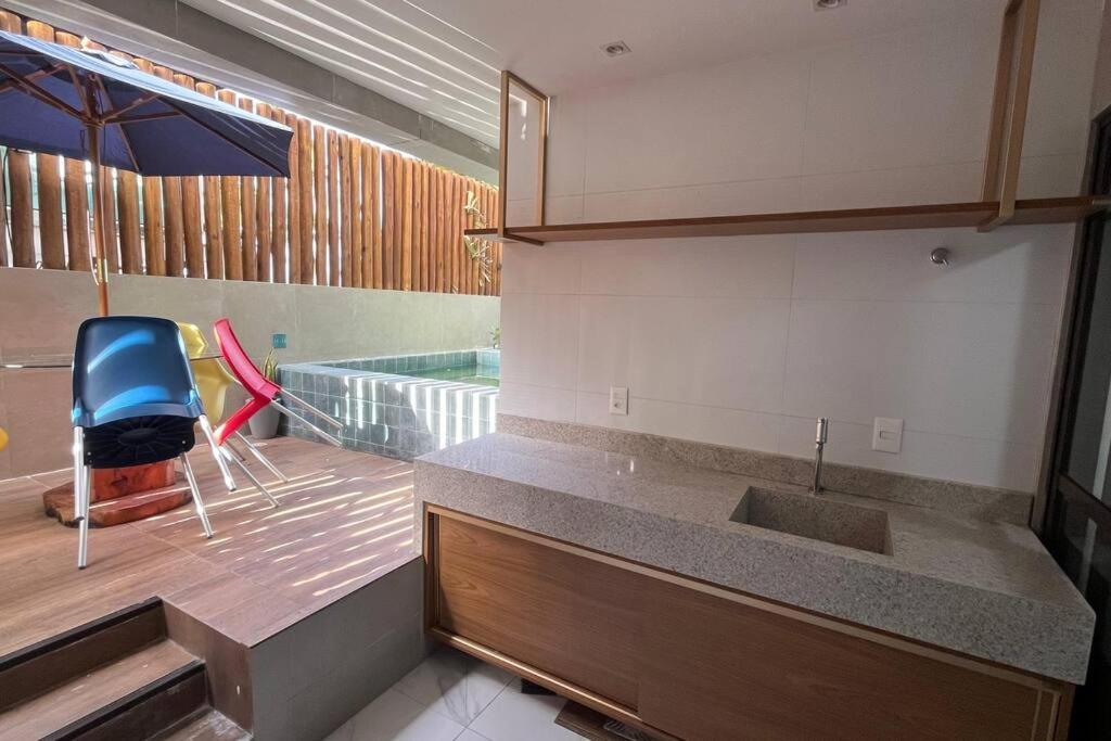 Apartamento Terreo Com Piscina Beira Mar De Porto De Galinhas Porto de Galinhas Exterior foto